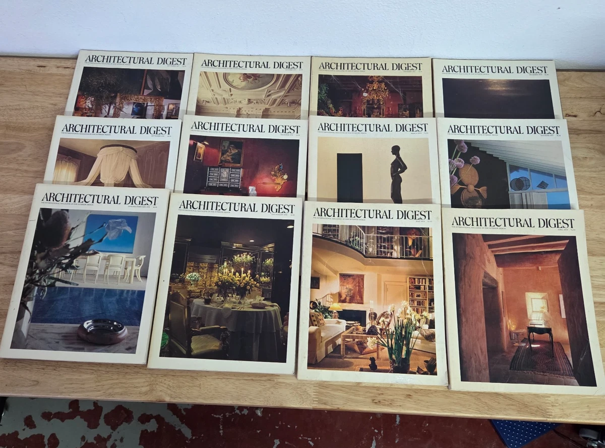 25+ Architecture Architectural Digest Magazines for sale | Updated