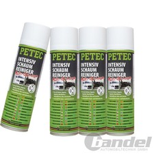 4x PETEC 500ml INTENSIV-SCHAUMREINIGER MULTI-SCHAUM TEPPICH-POLSTERREINIGER