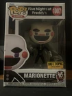 Funko Pop! Vinyl: Five Nights at Freddy's  Marionette Hot Topic (Exclusive #1007