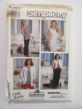 Simplicity 9700 Misses' Pants, Shorts, Dress, Top, Tunic  Jacket 14 22 Uncut