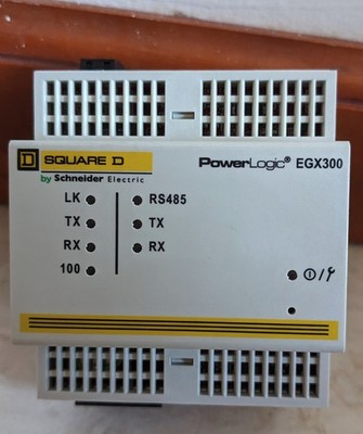 EGX300 EGX300SD Square D SchneiderElectric PowerLogic Modbus TCP/IP Gateway USED