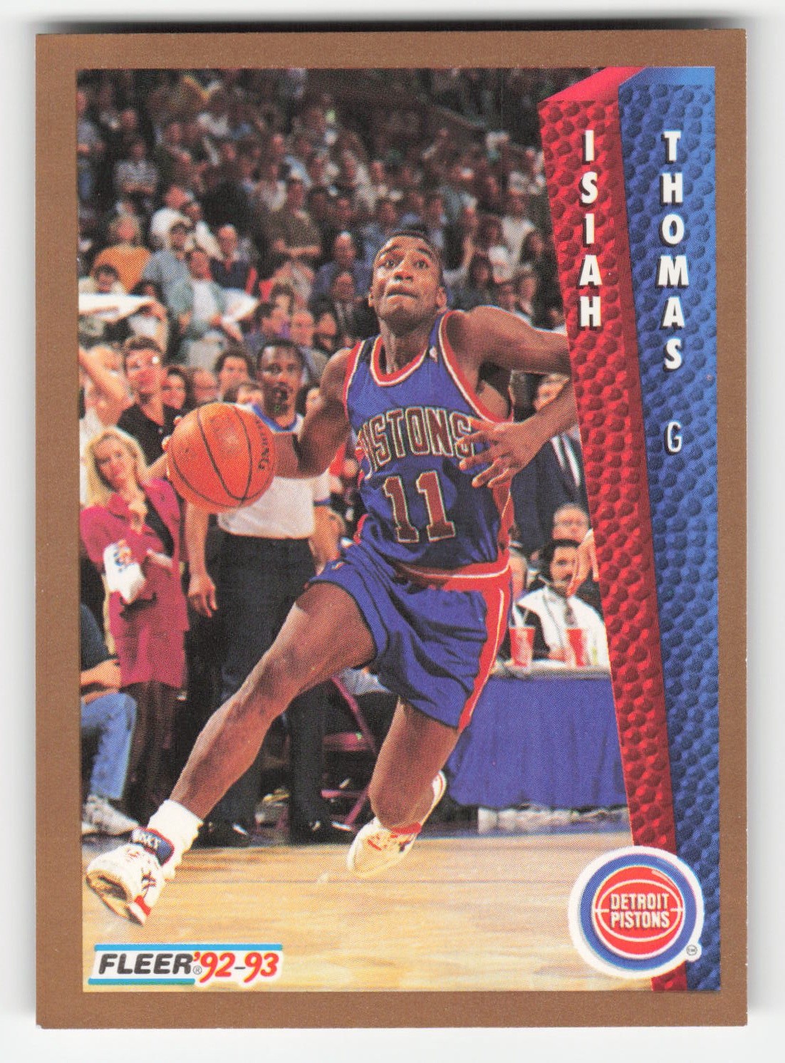 Isiah Thomas 1992-93 Fleer #69 Detroit Pistons NM