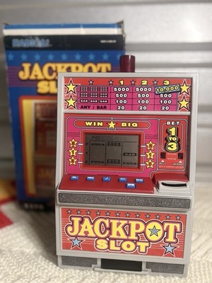 Tabletop Radica Electronic Jackpot Slot Bank 12  Works!