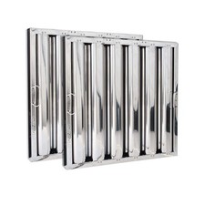 Stainless Steel Commercial Kitchen Exhaust Hood Range Spare Baffle Grease Filter