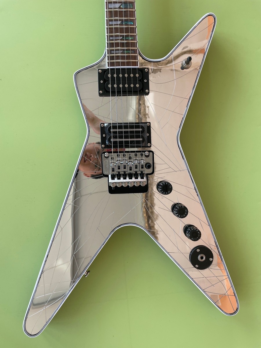 Hot Sale Custom Dime Washburn Shaped Electric Guitar with Mirror