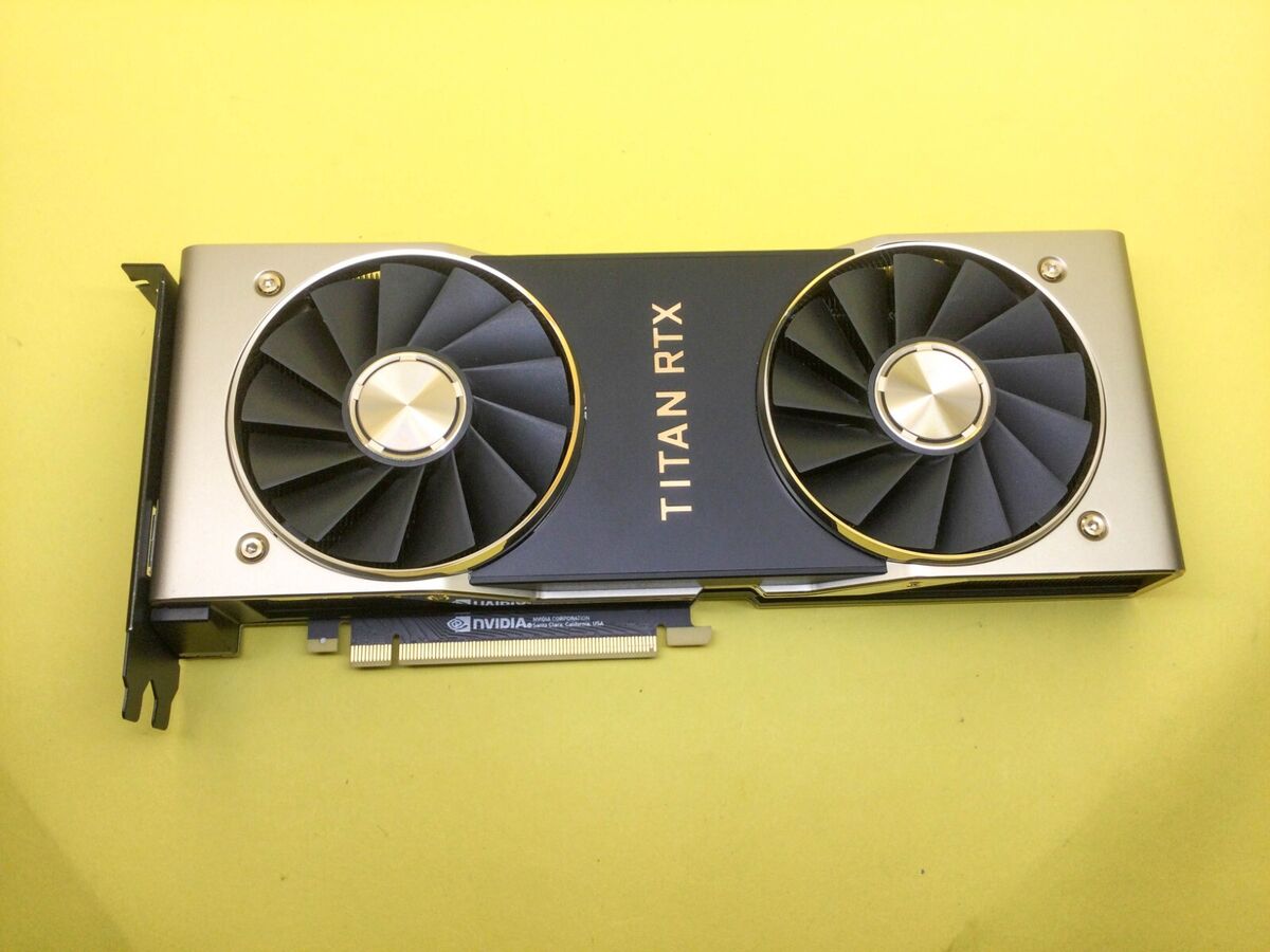 Nvidia Titan RTX 24GB GDDR6 PCI Express 3.0 x16 Video Nvidia Titan RTX 24GB GDDR6 PCI Express 3.0 x16 Video