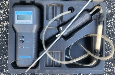 Bacharach Monoxor II Electronic Gas Analyzer CO Gas PPM Carbon Monoxide READ
