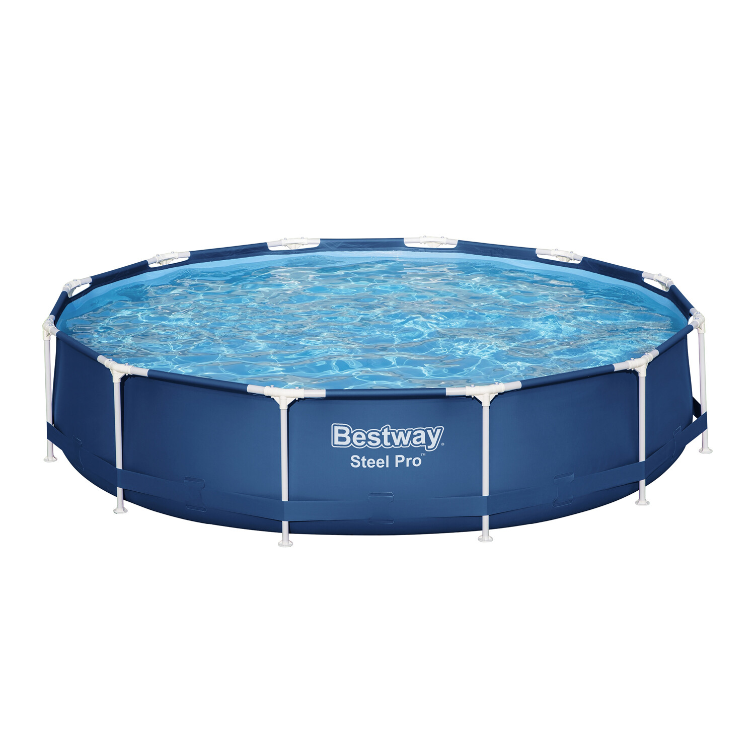 Piscina Bestway® Steel Pro™ Frame sin bomba Ø 366 x 76 cm, azul oscuro, redonda