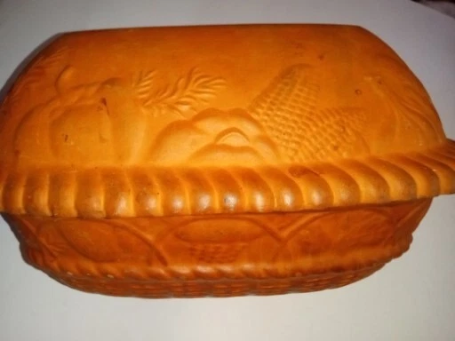 HealthWorks Master Clay Roaster Glazed Terra Cotta Pot Dutch Oven 9"x 12"