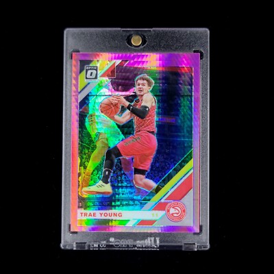 Trae Young - 2019-20 NBA Donruss Optic Hyper Pink Holo Prizm SP Atlanta Hawks #2
