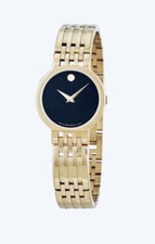 Brand New Movado Esperanza Women  s Yellow Gold Stainless Steel Watch 0607149