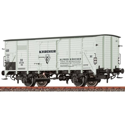 Brawa 49894 Gedeckter Güterwagen G 10 DB, Ep. III, Kärcher H0 + Neu