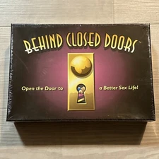 BEHIND CLOSED DOORS Adults Only Board Game For 2-2004 Little Genie Productions
