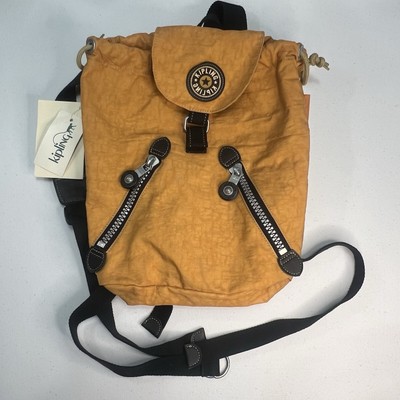 Kipling Bag Burnt Orange backpack Zip Rare Style Lightweight  display picture 1