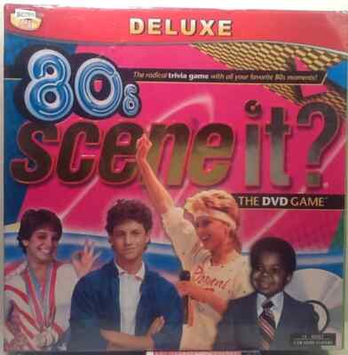 NEW SEALED~~DELUXE 80'S SCENE IT DVD BOARD GAME GREAT CHRISTMAS FUN~WOW~