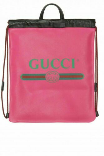 GUCCI GG Supreme Drawstring Backpack PVC Beige 473872 Auth  display picture 1