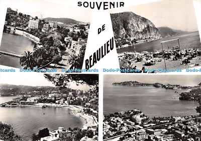 D020815 Souvenir de Beaulieu Sur Mer. S. E. P. T. 1957. Multi View