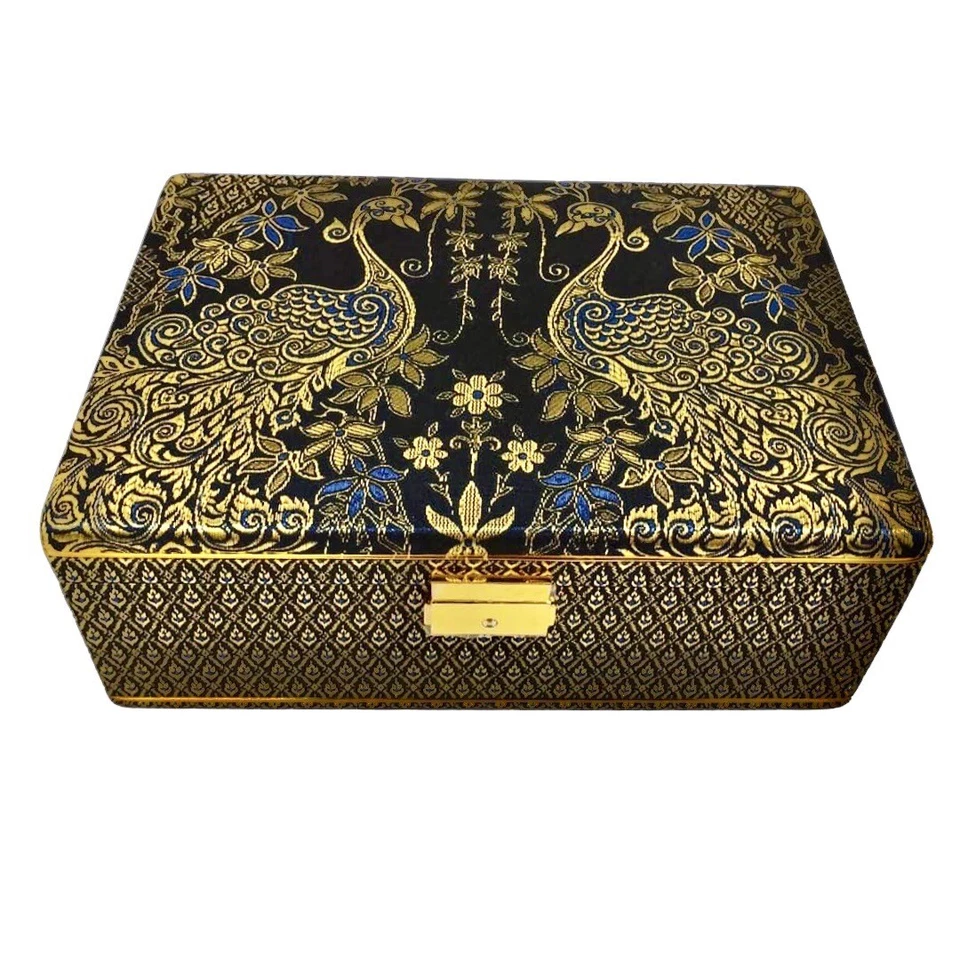 Thai Jewelry box, gold box, amulet box, ring box, necklace box, 54 compartments - Image 3 of 4