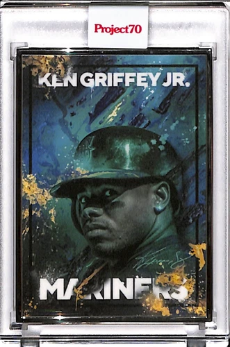 2021 TOPPS PROJECT 70 #236 KEN GRIFFEY JR BY MIKAEL B P70 AP SILVER FRAME 03/51