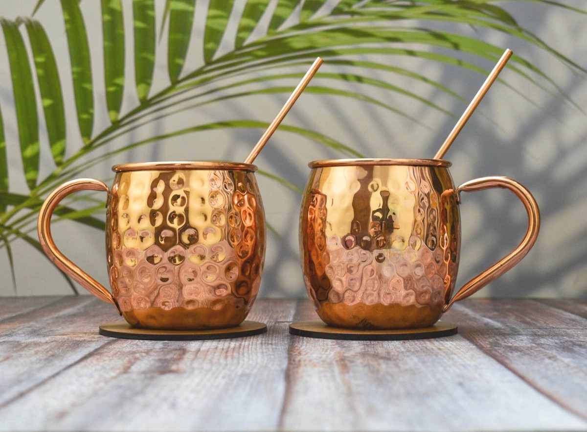 Pure Drinking Copper Glass Solid Copper Mugs Copper Cups, free