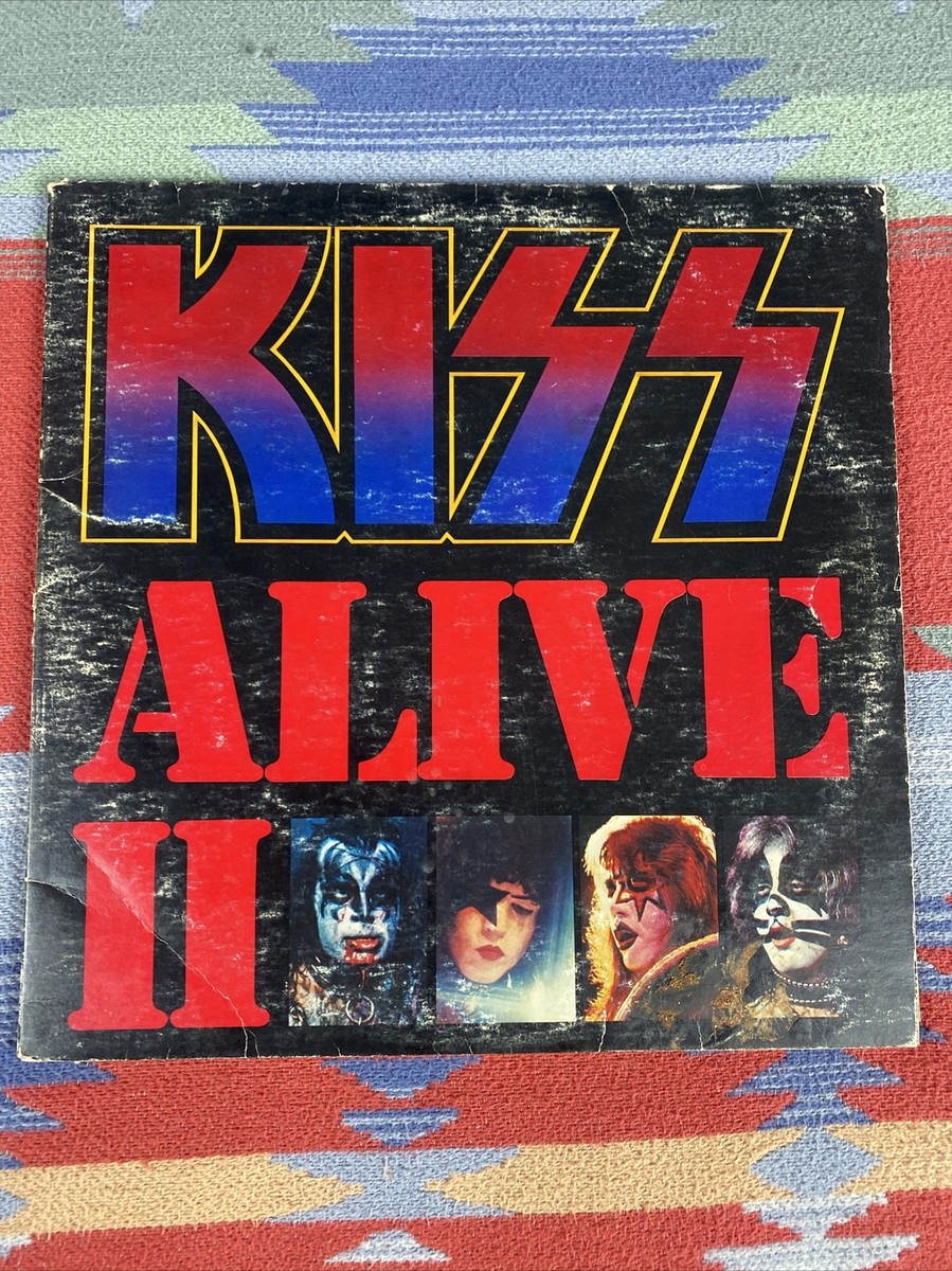 Kiss - Alive II 2-LP Casablanca NBLP 7076-2 1977 Pressing w/ Inner