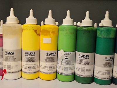 LUKAS CRYL Studio Acrylic 500 mL Paint Bottles