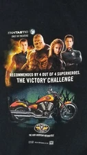 Victory Motorcycle 2005 Promo T Shirt Fantastic Four Movie Marvel  Mens XL RARE