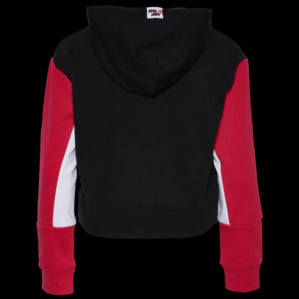 Jordan Sudadera con Capucha Recortada Jumpman Niñas Escuela Primaria 45A761 NUEVA con ETIQUETAS Foto 2 de 2