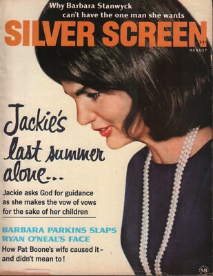 Silver Screen August 1966 Jackie Kennedy Barbara Parkins 072219AME