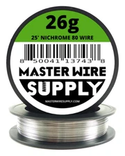 MWS - Nichrome 80 - 25 ft 26 Gauge Round Wire