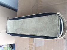 Mini Disc Disks hard shell protective carryin Travel Storage case Leather rare