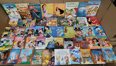 Lot of 20 Walt Disney Popular Cartoon Children Picture Kids Books - MIX UNSORTED