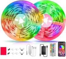 Led Strip Lights 65.6 Feet, Led Lights Strip Color Changing Led Light (2x32.8FT)