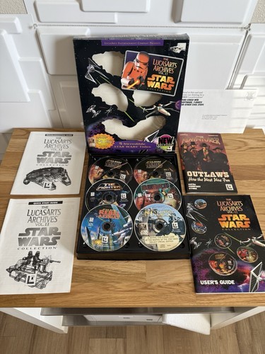 The LucasArts Archives Vol. II: Star Wars Collection (PC, 1996) Complete CD-ROM