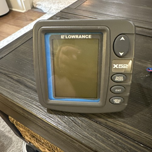 Lowrance X52 Fish Depth Finder MAIN HEAD UNIT ONLY UNTESTED eBay