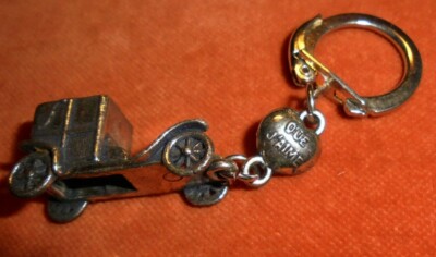 Tacot 1900 Shell Key Ring I Love on the Heart - Oil 