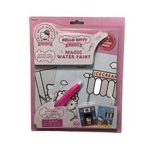 Hello Kitty Magic Water Paint. Two Paper Designs With Water Brush Pen.