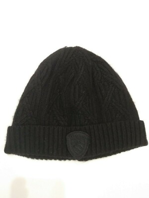 BLAUER Cappello Uomo Berretto Cuffia Lana Nero Originale | eBay