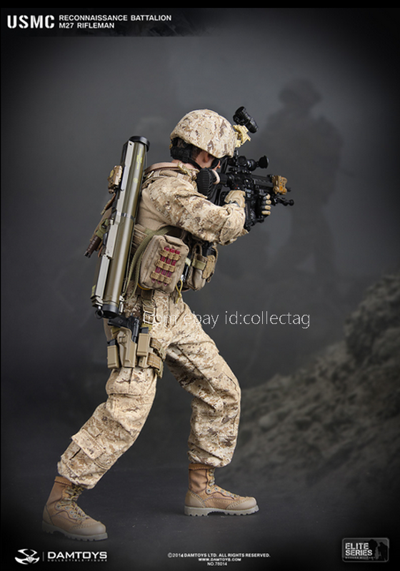 Damtoys 78014 1/6 Usmc Reconnaissance Battalion M27 Rifleman