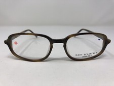 Hart Schaffner Marx Eyeglasses Frame 906 Camel Stripe 50-20-140 Brown S341