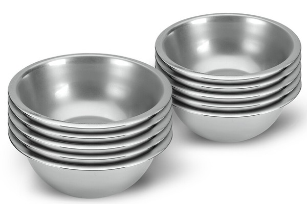 10Er Set Metaltex 690708010 RüHrschüSsel 24 Cm Aus Edelstahl-image