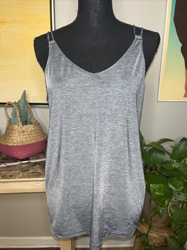 Nike Dri-Fit Tanktop grau Spaghettiträger - Damen M - Bild 1 von 8