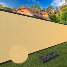 5FT X 50FT Privacy Fence Screen Heavy Duty 170GSM Fencing Mesh Shade Net Cover N