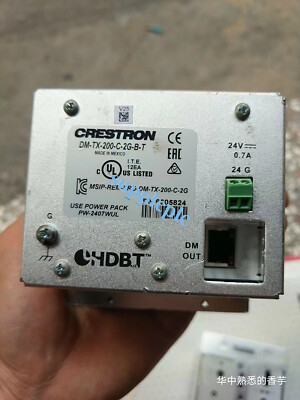 USED CRESTRON DM-TX-200-C-2G-B-T wall-mounted panel Fast shipping#DHL or FedEx