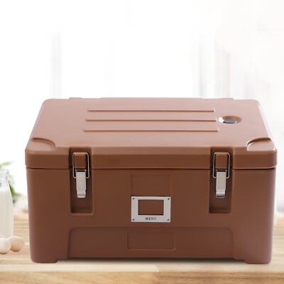 Commercial Insulated Food Pan Carrier Box Catering Hot Cold Chafing Dish 3 Pans