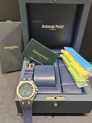 Mint Audemars Piguet Royal Oak Offshore 37 mm Music Watch 77600TI.OO.A343CA.01