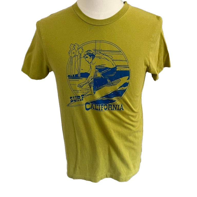 ALTRA T shirt grafica vintage Hollister Surf California su etichetta Good Time Small