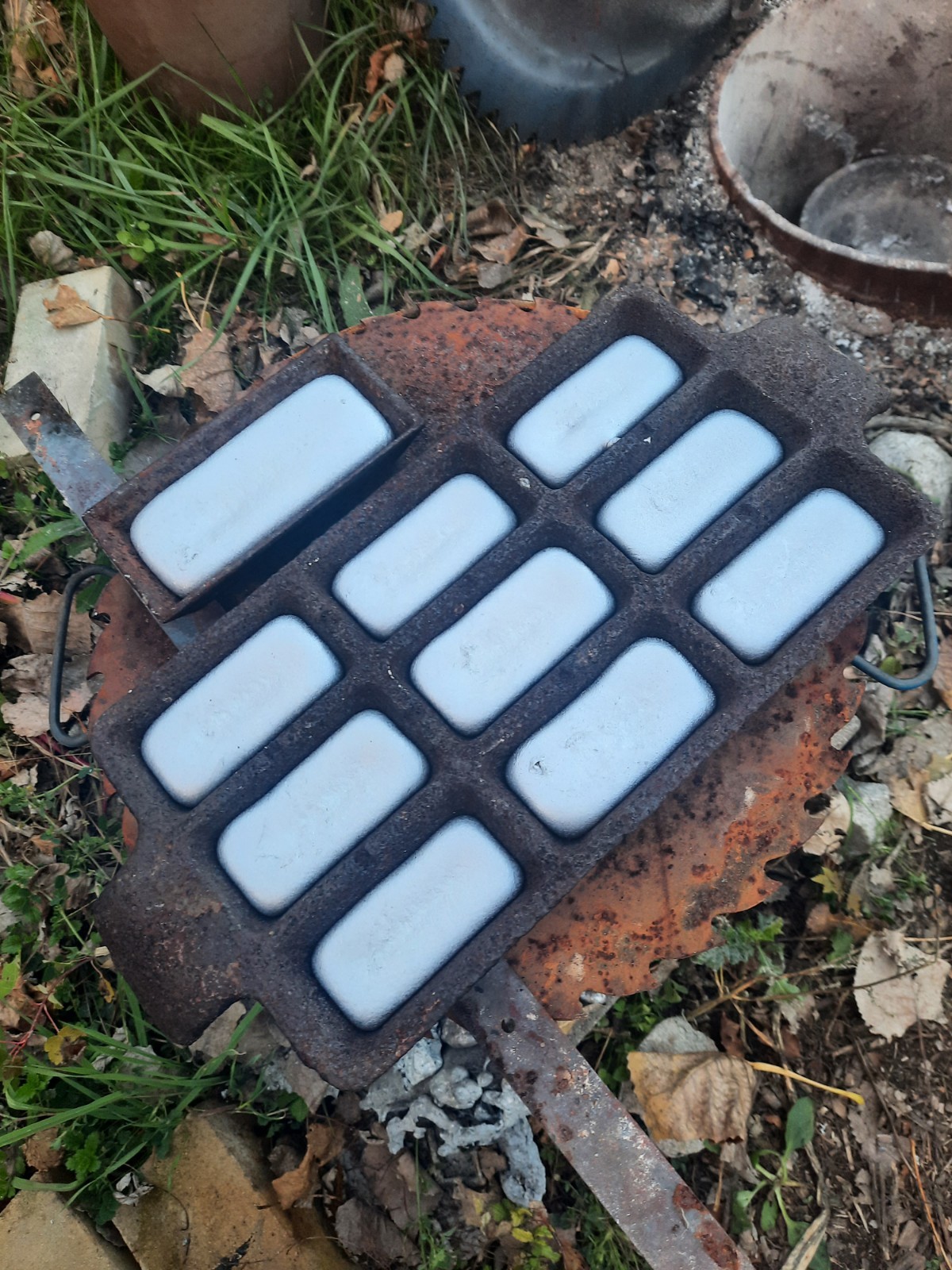 Cast Aluminum Bullion Metal Ingot Bars Hand Poured For Casting 10+ lbs