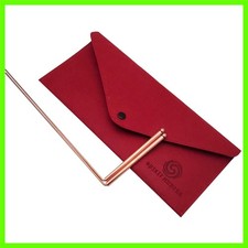 99.9 Copper Dowsing Rod - Detect Gold, Water, Ghost Hunting etc - 2pcs Divin...