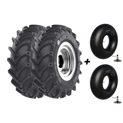 2x Ascenso 12.4-36 TT TDB120 126A8 8PR inkl. 2x Schlauch 12.4-36 TR218A Ventil